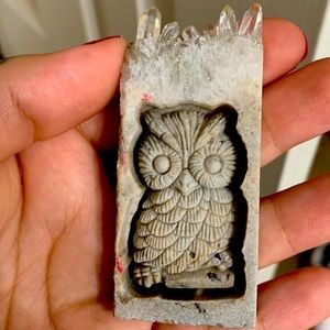 Clear quartz 🦉 owl